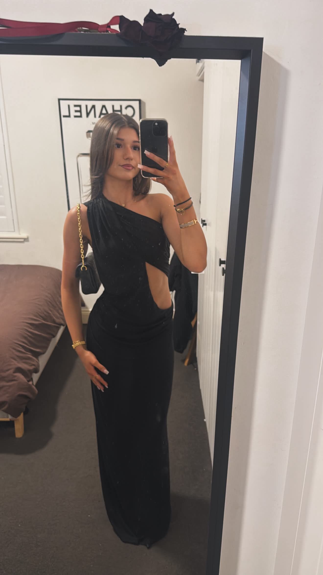 A Hired by Em piece worn by a customer